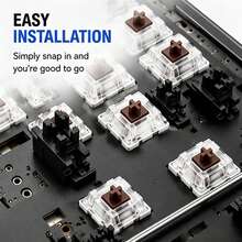 Juego de estabilizadores de montaje PCB para teclado mecánico 4 piezas/7 piezas 2U +1 pieza 6.25U prelubricados de nailon POM para barra espaciadora, Shift, Enter, Backspace, teclado personalizado Mod - Ver 8
