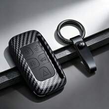ABS碳纖維汽車遙控鑰匙保護殼外殼，適用於Land Rover Range Rover Sport Evoque Freelander Velar Discovery 4 XE XJ XF Guitar - A - 查看 9