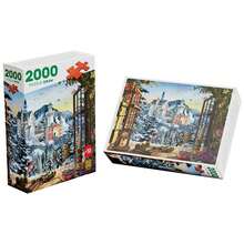 Loja Grow 2000 Piece Puzzle Castle View - Multicolor - Ver 5