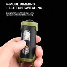 1pc/3PCS Keychain Light Mini Work Light Portable Multi-Function Flashlight Light Rechargeable And Waterproof Suitable For Outdoor Camping Safety Warning Lights Household Emergency Lights - Keychain - View 8
