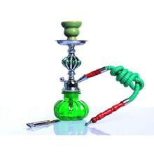 Arabic Hookah Factory, Single-Tube Hookah With Small Glass Container - Black - View 8