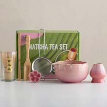 1pc/7pcs Japanese Kiln-Fired Matcha Tea Set, Other Tea Utensils, Complete Matcha Tool Set, Full Matcha Kit, Matcha Whisk Set, Matcha Tools, Matcha, Matcha Tray, Matcha Tools, Cup, Matcha Related Products, Including Matcha Bowl, Matcha Whisk, Matcha Cup, Matcha Whisk, Matcha Spoon, Tea Bowl Set, Matcha Brewing Tools, Dessert And Beverage Making Tools - Multicolor - View 14