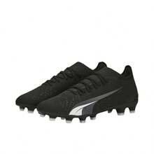 Puma Ultra Match FG/AG Football Boots - Shock-Absorbing, Lightweight, Comfortable, Breathable, Slip-Resistant, Wear-Resistant, Short-Stud, Long-Stud Rubber Soleplate - Black - View 4