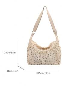 Bolso Tote Grande para Mujeres, Nuevo Diseño de Moda Bolso de Hombro, Estilo Elegante con Textura - Multicolor - Ver 2