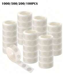 1000/500/200/100pcs Double-Sided Removable Balloon Glue Dots, Suitable For Balloons, Christmas Party Gifts - View 1