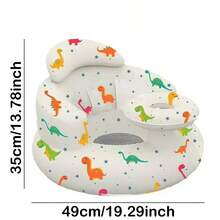 Baby Learning Seat, Portable Inflatable Baby Chair, Suitable For Babies Over 3 Months Old - Multicolor - View 7