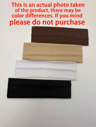 1/3/4 buah Ikat Kepala Olahraga Minimalis Serbaguna Kasual Warna Polos, Penutup Kepala Penyerap Keringat, Aksesori Rambut Wanita Musim Gugur/Dingin, Pakaian Liburan, Syal Elegan, Jilbab Wanita, Jilbab Lembut, Pakaian Musim Panas