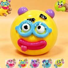 新款 Smushers Squishy-Curiosities 狗臉捏捏玩具，柔軟慢回彈壓力舒緩玩具，緩解壓力與焦慮，可愛狗臉感官指尖玩具，成人焦慮舒緩 - 彩色 - 查看 9
