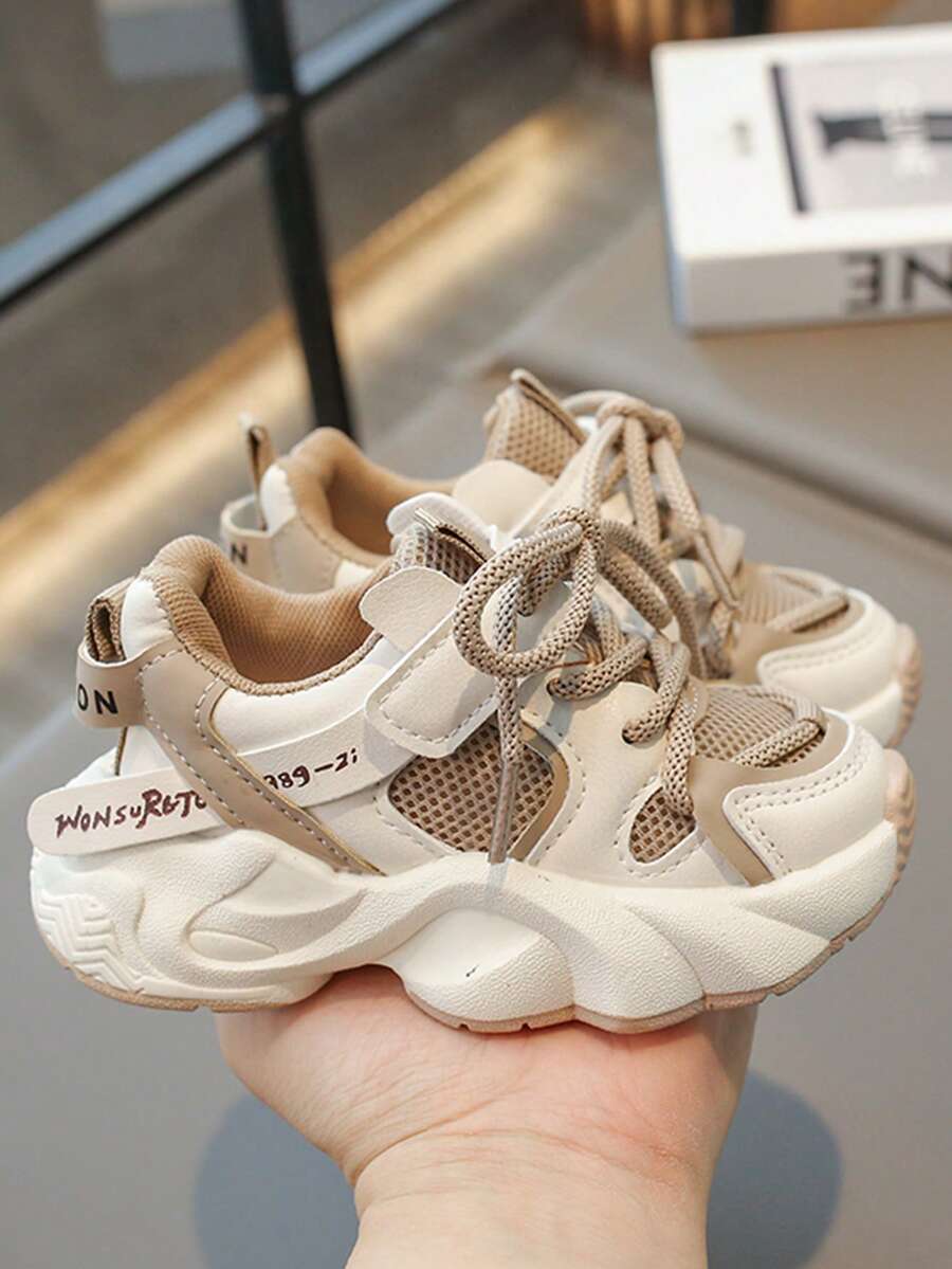 Sepatu Olahraga Jalan Bayi Unisex Terlaris Terbaru 2026, Lembut, Nyaman, Ringan, Cocok untuk Berbagai Kesempatan, Penutup Kait dan Velcro yang Praktis - Khaki - View 1