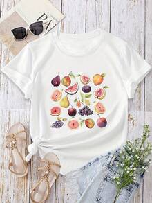 Women T-Shirts - 白色 - 查看 2
