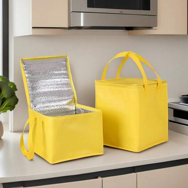 1pc Non-Woven Fabric Cake Insulated Bag - Suitable For Camping And Outdoor, Includes Outer Packaging Box, Box And Other Lightweight Items Under 6.61lbs Such As Cake Food And Seafood, Constant Temperature