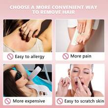 12/24/36pcs Hair Removal Set, Exfoliating Set For Girls, 2 Sizes Smooth Leg And Face Hair Removal Pads, Reusable Physical Hair Removal Tool, Fine Black Sandpaper For Lips And Skin, Face Hair Remover And Scrubbing Pads - Multicolor - View 3