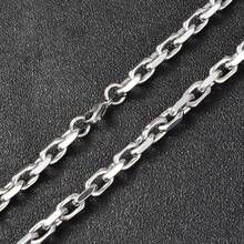 Classic Hip-Hop Stainless Steel Paperclip Silver Necklace, Suitable For Men And Women Daily Party Wear, Minimalist Street Jewelry - Silver - View 5