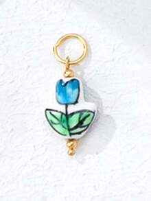 Mixed Color Ocean Animal Floral Fruit Shaped Pendants DIY Earrings Bracelets Necklaces Jewelry Making Accessories - Multicolor - View 9