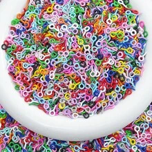 400Pcs 5*10mm Multicolor Mini Eye Screw Hooks DIY Handmade Jewelry Accessories For Resin Charms Keychain Ornament Making - Mixed Color - View 7