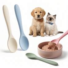 Silicone Pet Food Spoon, Suitable For Dog And Cat Wet Canned Food, Pet Feeding Spoon, Reusable, Multiple Colors Available, Suitable For Small And Medium-Sized Dog And Cat Canned Food, Cleaning Pet Food Utensils - Spoon - View 10