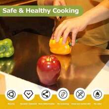 1pc Stainless Steel Cutting Board, Kitchen Essential - Large Stainless Steel Cutting Board With Lid And Non-Slip Pad, Suitable For Countertop, Used For Cutting Meat, Vegetables, Bread And Baking, Kitchen Accessory - Silver - View 6