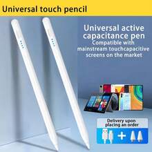 1pc Universal Capacitive Touch Pen Magnetic Anti-Mistouch Drawing Editing Android Touch Stylus Pen Compatible With IPhone 17/16/15/14/13/12/11/XS/XR/ S25/S24/S23/S22/S21/S20/ Series/Windows With USB-Type C Data Cable - Multicolor - View 1