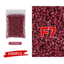 2.6mm Sundymot Fuse Beads, 1000PCS+ Red F Series Color Independent Packaging, Anti-Spill, DIY Pendant Keychain, Jewelry Making Craft Material, Graduation Season Back To School, Christmas, Party Birthday Gift, Multi-Color 2.6mm Melt Beads Bulk Refill Kit - 2.6mm Puzzle Beads - View 16