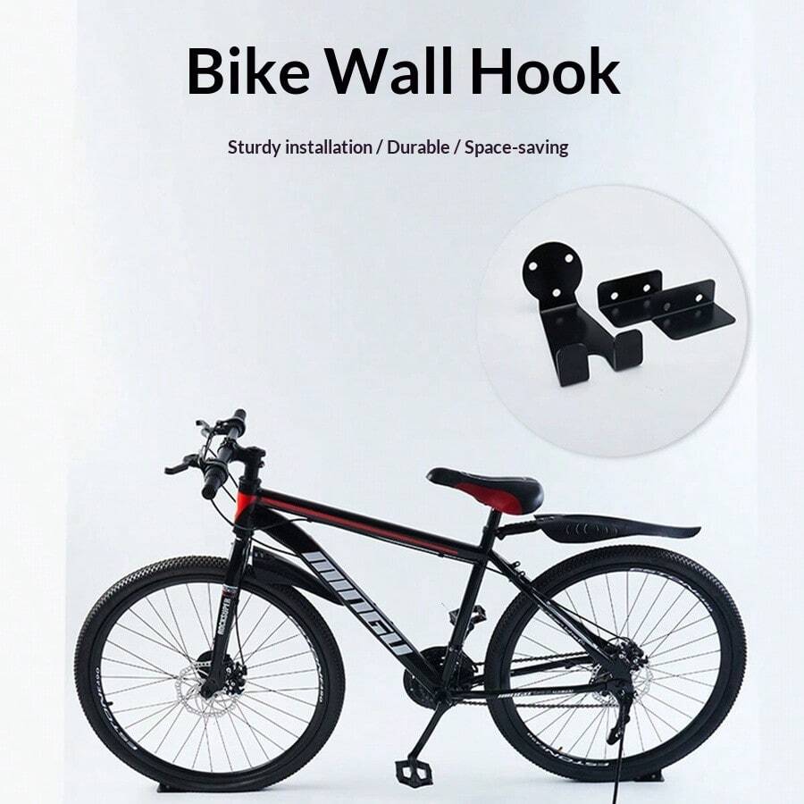 1PC Bike Racks For Road Bikes, Indoor Pedal Displays, Cycling Accessories, Mountain Bike Wall-Mounted Storage Racks