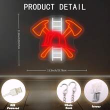 Lampu Neon LED Kucing Halloween, Cocok untuk Dekorasi Dinding Ruangan Bergaya Gotik, Dekorasi Penyihir Hitam Bertenaga USB, Hadiah Halloween Unik dan Hadiah Penyihir, Dekorasi Kucing Halloween. - merah menyala - View 5