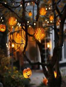 8/4pcs Waterproof Solar Hanging Lights, Hollow Pattern LED Flickering Flame Lights, Suitable For Outdoor Garden Tree Decoration - Solar Flame Lantern - 查看 7