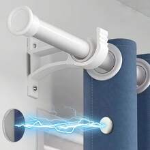 12/4pcs Magnetic Curtain Clips - Light-Blocking & Wind-Proof, Suitable For Fixing Curtains Or Shower Curtains To The Wall, Magnetic Shower Curtain Clips Prevent Water Leakage, Bathroom Curtain Clips, Light-Blocking Clips, Anti-Flutter Clips, Gap-Sealing Magnetic Clips, No Tools Required, No Drilling, Reusable - Multicolor - View 6