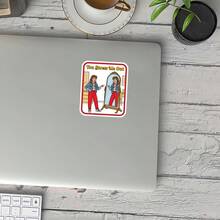 3 Inch "You Make Me Stressed" Sarcastic Humor Sticker, 90s Nostalgic Humorous Design, Suitable For Laptops, Notebooks, Water Bottles, Cups, Journals, Perfect Gift For Students, Teachers, Office Workers, Creative People, Millennials And Daily Chaos Survivors - Multicolor - View 3