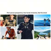 Magnetic Chest Mount Holder For Action Camera, Smartphone, First-Person Vlogging, Anti-Shake Live Streaming - Grey - View 3
