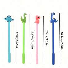 50pcs Animal Shaped Gel Pens, Office Signature Pens, Holiday Small Gifts, No Paper Jam - Suitable For Notes, Homework And Office Use - Multi-Color Assortment - A - View 4