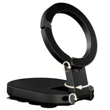 Soporte Magnético para Teléfono Rotatorio 360° Plegable Portátil Soporte Universal para Teléfono - Negro - Ver 5