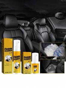 EELHOE Pembersih Busa Mobil Multifungsi, Cocok Untuk Membersihkan Interior Mobil, Disinfeksi Atap dan Jok, serta Menghilangkan Bau. - Jeruk - View 4