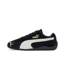 PUMA Speedcat OG 国内版中国新年特别版，舒适时尚的竞速鞋，薄底，荔枝纹皮革，户外保暖，耐磨，低帮休闲鞋，男女通用 - 疾影黑 - 查看 26