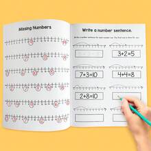 1 Book 28 Pages Addition Subtraction Multiplication Division Practice ...