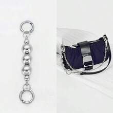 1pc Metal Chain Strap For Underarm Bag Modification, Extended Shoulder Strap Decor Accessory For Mahjong Bag And Dionysus Bag, Single Purchase, Underarm Crossbody Shoulder Strap Chain For Handbags, Bag Accessories, Modification Decorative Metal Chain - Multicolor - View 1
