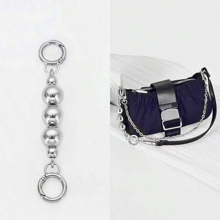 1pc Metal Chain Strap For Underarm Bag Modification, Extended Shoulder Strap Decor Accessory For Mahjong Bag And Dionysus Bag, Single Purchase, Underarm Crossbody Shoulder Strap Chain For Handbags, Bag Accessories, Modification Decorative Metal Chain - Multicolor - View 1