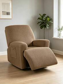 1-Seater Jacquard Recliner Sofa Cover, Non-Slip Elastic Sofa Cover, Washable Chair Protector, Elastic Recliner Sofa Cover, Non-Slip Sofa Cover For Living Room - Multicolor - View 14