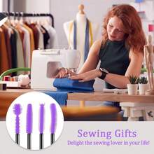 20pcs Machine Cleaning Brushes, Reusable Dense Bristle Cleaning Brushes, Suitable For Sewing Machine Interior And Bobbin Area, Sewing Machine Cleaning Tool For Every Crevice - Multicolor - View 6