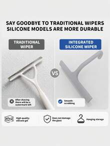 One-Piece Silicone Windshield Wiper Blade, Frameless Durable Car Windshield Wiper, Smooth Without Water Streaks, For Glass - A - View 8