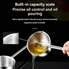 1pc Mini Butter Heater, Small Sauce Pot, Milk Heating Pot, Small Pot For Melting Chocolate And Candy, With Long Handle Suitable For All Stoves, Multi-Purpose Cooking, Stainless Steel Material - View 6
