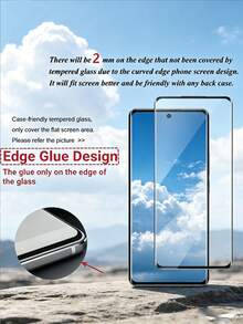 2 Packs 3D Curved Clear Tempered Glass Screen Protectors HD Clarity Explosion-Proof & Scratch-Resistant, Fingerprint ID Compatible. Compatible With Samsung Galaxy S26/S25 Compatible With Xiaomi 15T Note 15/14 Reno Series And More Models. 9H Hardness Auto Adsorption High Hardness Rounded Edge Dust-Proof Design. - 2Pcs - View 11