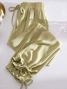 Women Pants - Apricot - View 3