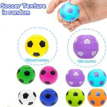 Children Birthday Party Favors Goodie Bag Stuffers, Finger Rotatable Soccer Ball , Sensory Stress Relief Toys, Anti-Stress Fidget Balls For Kids Random Color - Multicolor - View 11