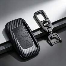ABS碳纖維汽車遙控鑰匙保護殼外殼，適用於Land Rover Range Rover Sport Evoque Freelander Velar Discovery 4 XE XJ XF Guitar - A - 查看 10