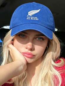Men's Baseball Cap Minimalist Feather Print Washed Distressed Soft Top Vintage Sun Hat Unisex Versatile - A - View 6