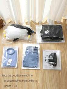 100pcs Clear Self-Seal OPP Bags/Gift Packaging Set - 2-13" S/M/L/XL, Self-Adhesive Dustproof Reusable For Gifts, Weddings, Birthdays, Jewelry, Candy, Toys, Clothes, DIY, Travel, Mailing - Ideal For Halloween, Christmas, Valentine's, Family Gatherings - Multiple Styles - View 11