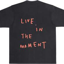 Live In The Moment Heavyweight Tee Black - Black - View 1