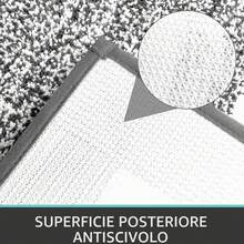 Pauwer Badezimmerteppich-Set, 3-teilig, rutschfester Mikrofaser-Badezimmerteppich, saugfähiger Duschvorleger, maschinenwaschbar, ultraweiche Badezimmermatte und U-förmige Toiletten-Duschmatte. NKWN - Dunkelgrau - Übersicht 3