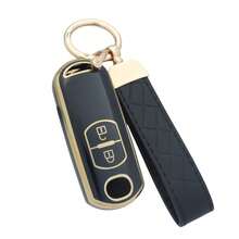 2-Button Car Key Shell Keychain Cover Compatible With CX-3, CX-5, CX-7, CX-9, Speed, Miata, MX5 2-Button Remote Key Accessories Premium High-End Key Pouch Unisex - KY21 - View 13
