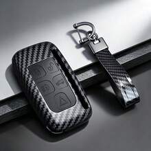 ABS碳纖維汽車遙控鑰匙保護殼外殼，適用於Land Rover Range Rover Sport Evoque Freelander Velar Discovery 4 XE XJ XF Guitar - A - 查看 6